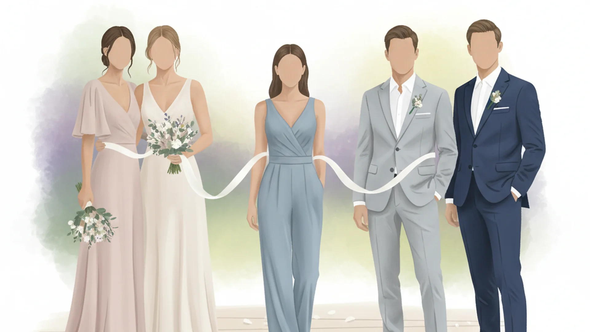15+ Creative Uneven Bridal Party Ideas for Your Modern Wedding