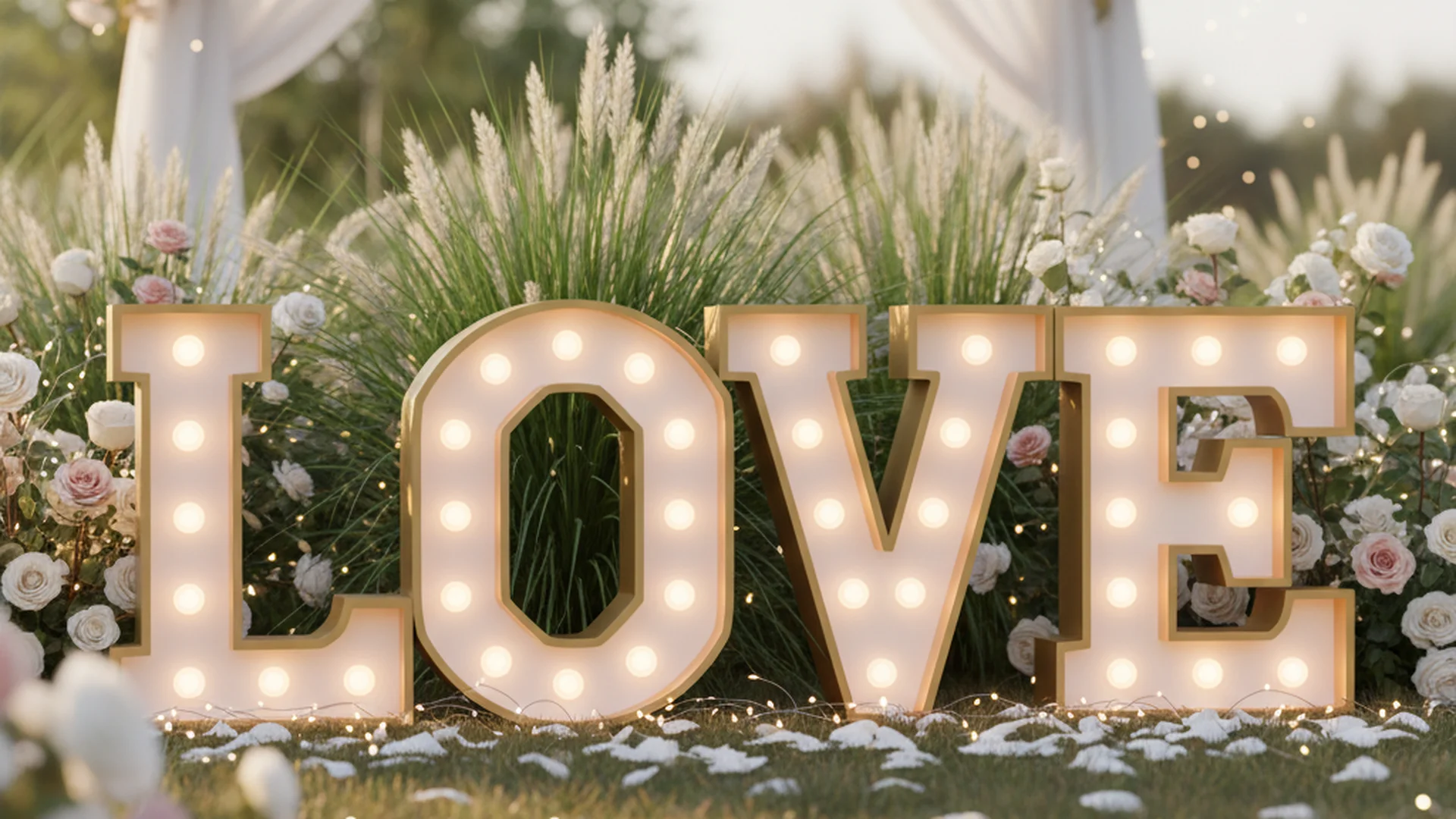 The Ultimate Guide to Wedding Marquee Letters: Lighting Up Your 2025-2026 Celebration